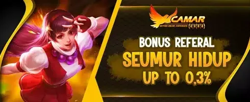 Program Referral Seumur Hidup 0.3% promotion banner